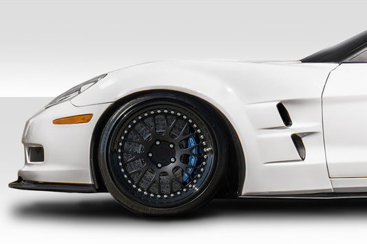 Extreme Dimensions Duraflex ZR2 Front Fenders Compatible With 2005-2013 Chevrolet Corvette - 2 Piece - 115498