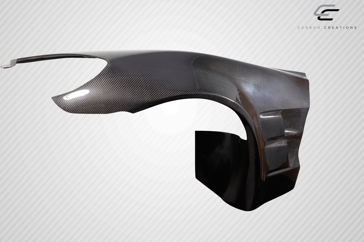 Carbon Creations ZR2 Front Fenders Compatible With 2005-2013 Chevrolet Corvette - 2 Piece - 115499