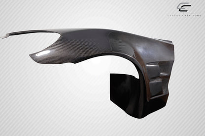 Carbon Creations ZR2 Front Fenders Compatible With 2005-2013 Chevrolet Corvette - 2 Piece - 115499