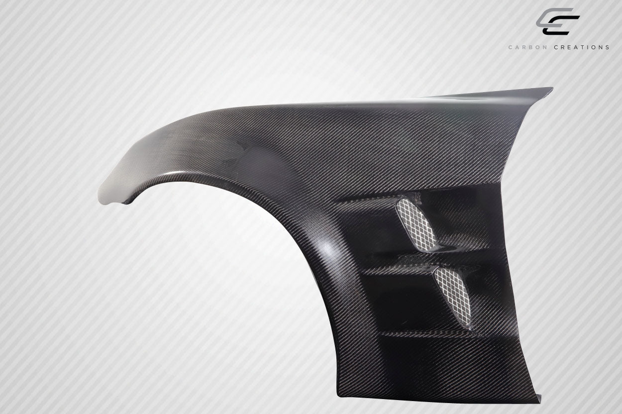 Carbon Creations ZR2 Front Fenders Compatible With 2005-2013 Chevrolet Corvette - 2 Piece - 115499