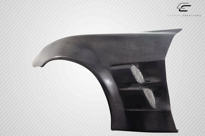 Carbon Creations ZR2 Front Fenders Compatible With 2005-2013 Chevrolet Corvette - 2 Piece - 115499