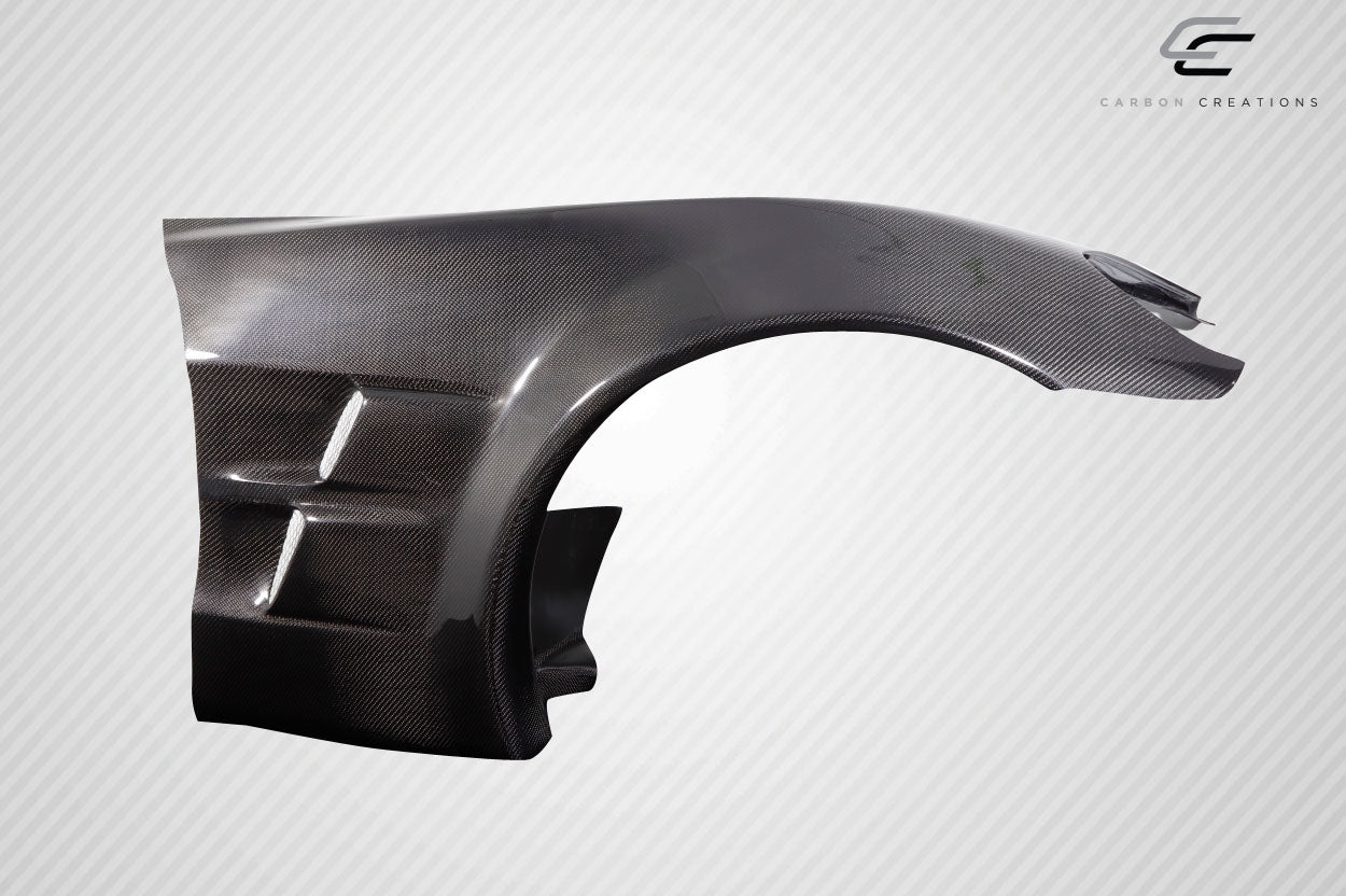 Carbon Creations ZR2 Front Fenders Compatible With 2005-2013 Chevrolet Corvette - 2 Piece - 115499