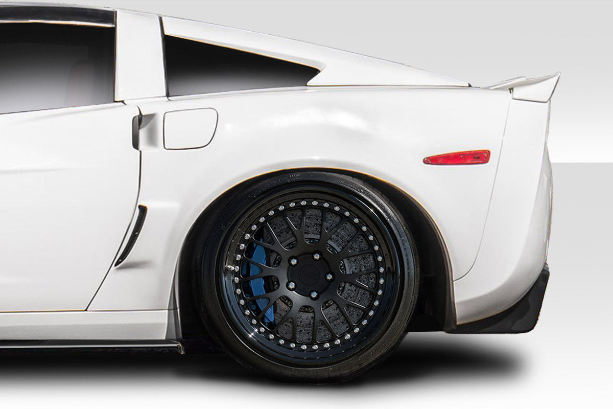 Extreme Dimensions Duraflex ZR2 Rear Fenders Compatible With 2005-2013 Chevrolet Corvette - 2 Piece - 115500
