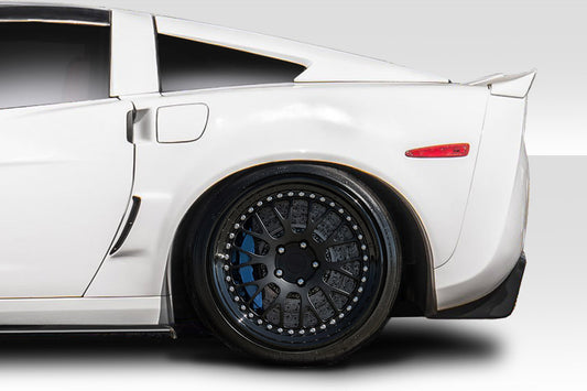 Extreme Dimensions Duraflex ZR2 Rear Fenders Compatible With 2005-2013 Chevrolet Corvette - 2 Piece - 115500