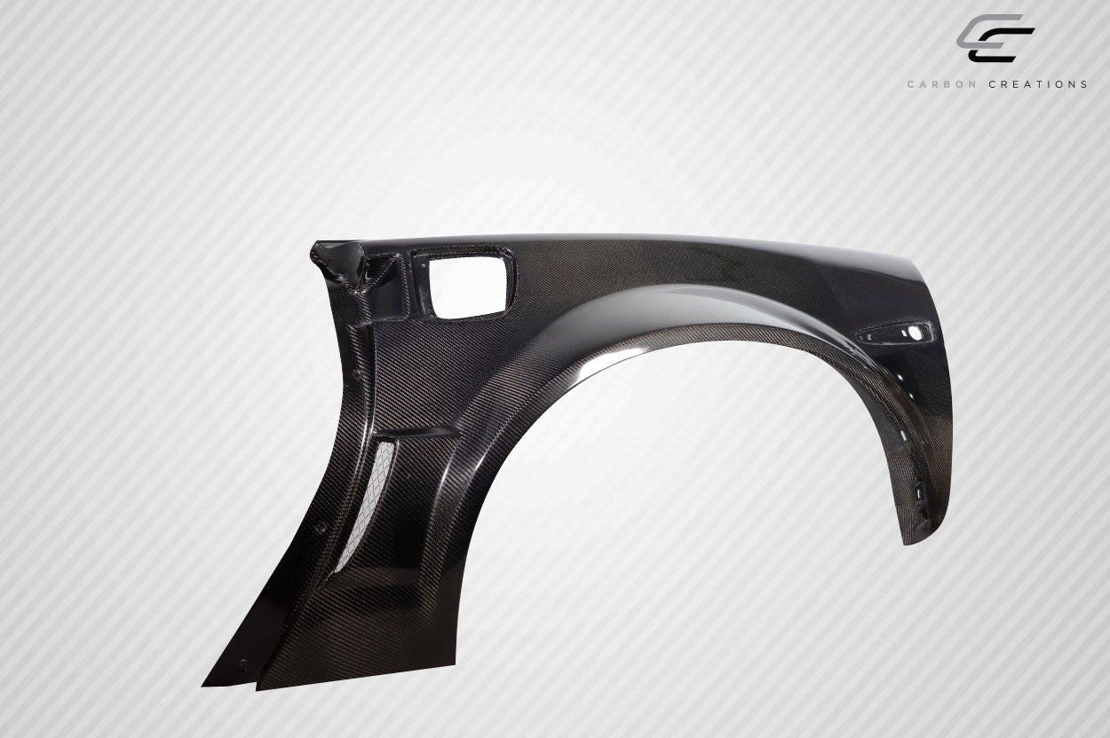 Carbon Creations ZR2 Rear Fenders Compatible With 2005-2013 Chevrolet Corvette - 2 Piece - 115501