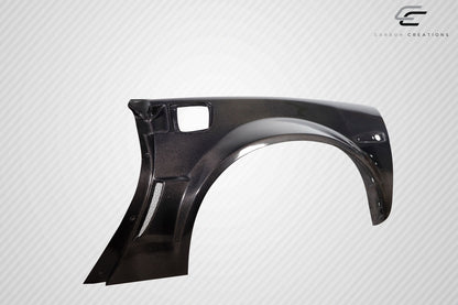 Carbon Creations ZR2 Rear Fenders Compatible With 2005-2013 Chevrolet Corvette - 2 Piece - 115501