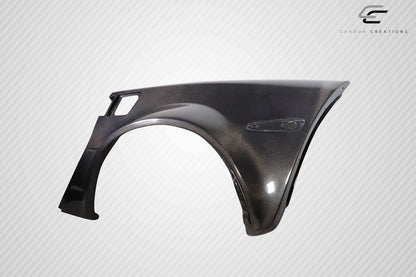 Carbon Creations ZR2 Rear Fenders Compatible With 2005-2013 Chevrolet Corvette - 2 Piece - 115501