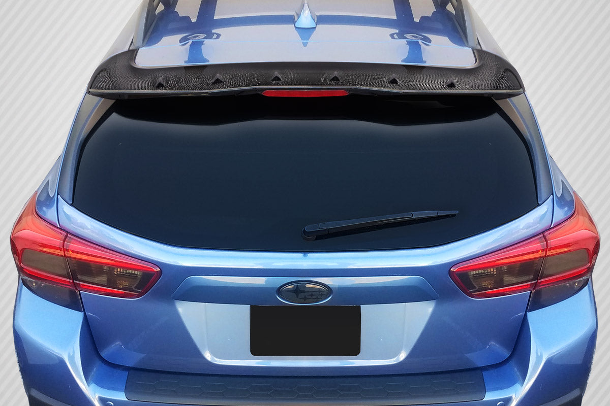 Carbon Creations STI Look Rear Wing Spoiler Compatible With 2018-2023 Subaru Crosstrek - 1 Piece - 115511