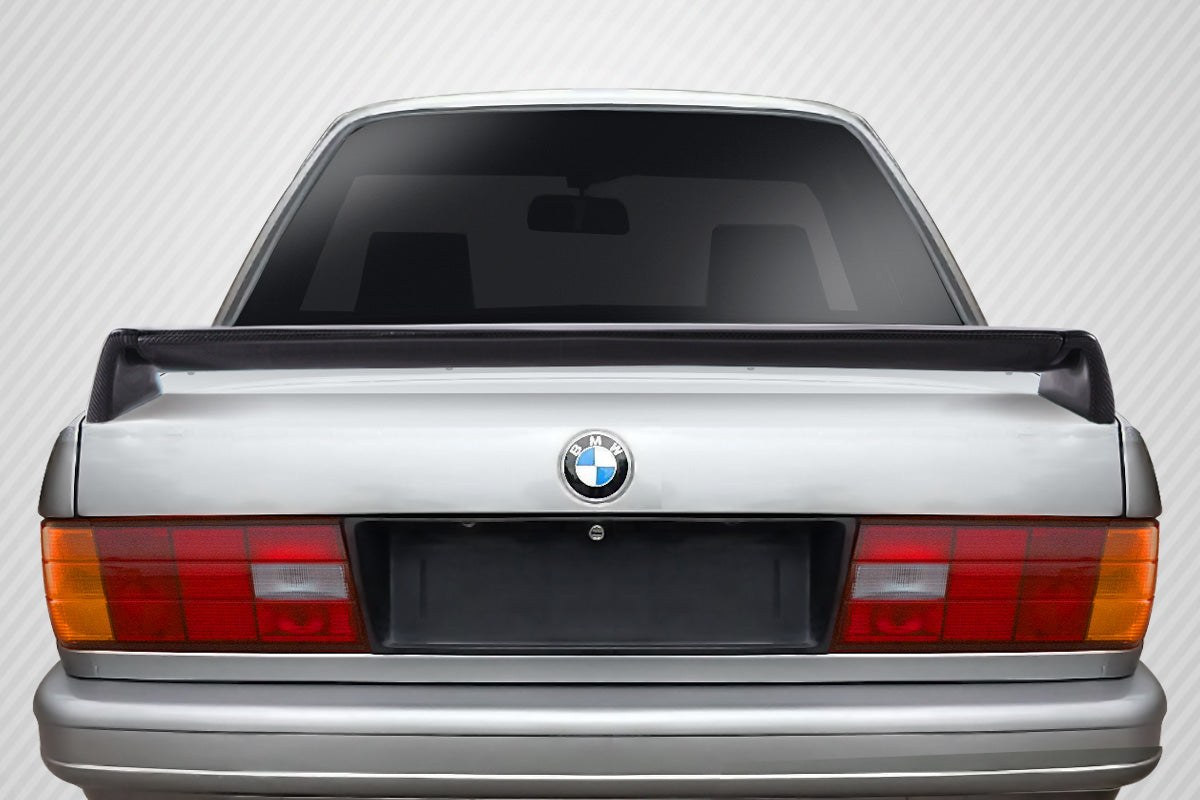 Carbon Creations Evo Look Wing Spoiler Compatible With 1984-1991 BMW 3 Series - 2 Piece - 115515