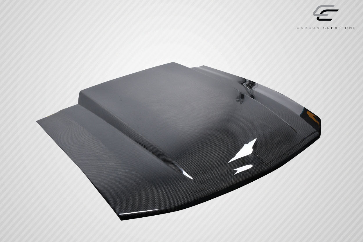 Carbon Creations Cowl Hood Compatible With 2005-2009 Ford Mustang - 1 Piece - 115533
