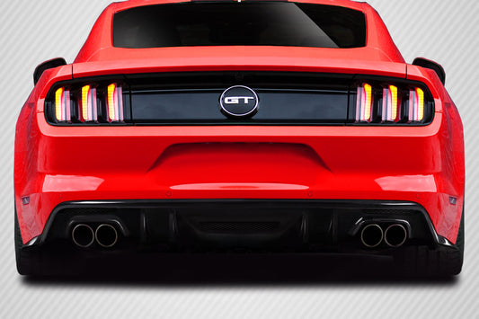 Carbon Creations KT Style Rear Lip Add On Spoiler Compatible With 2015-2017 Ford Mustang - 1 Piece - 115535