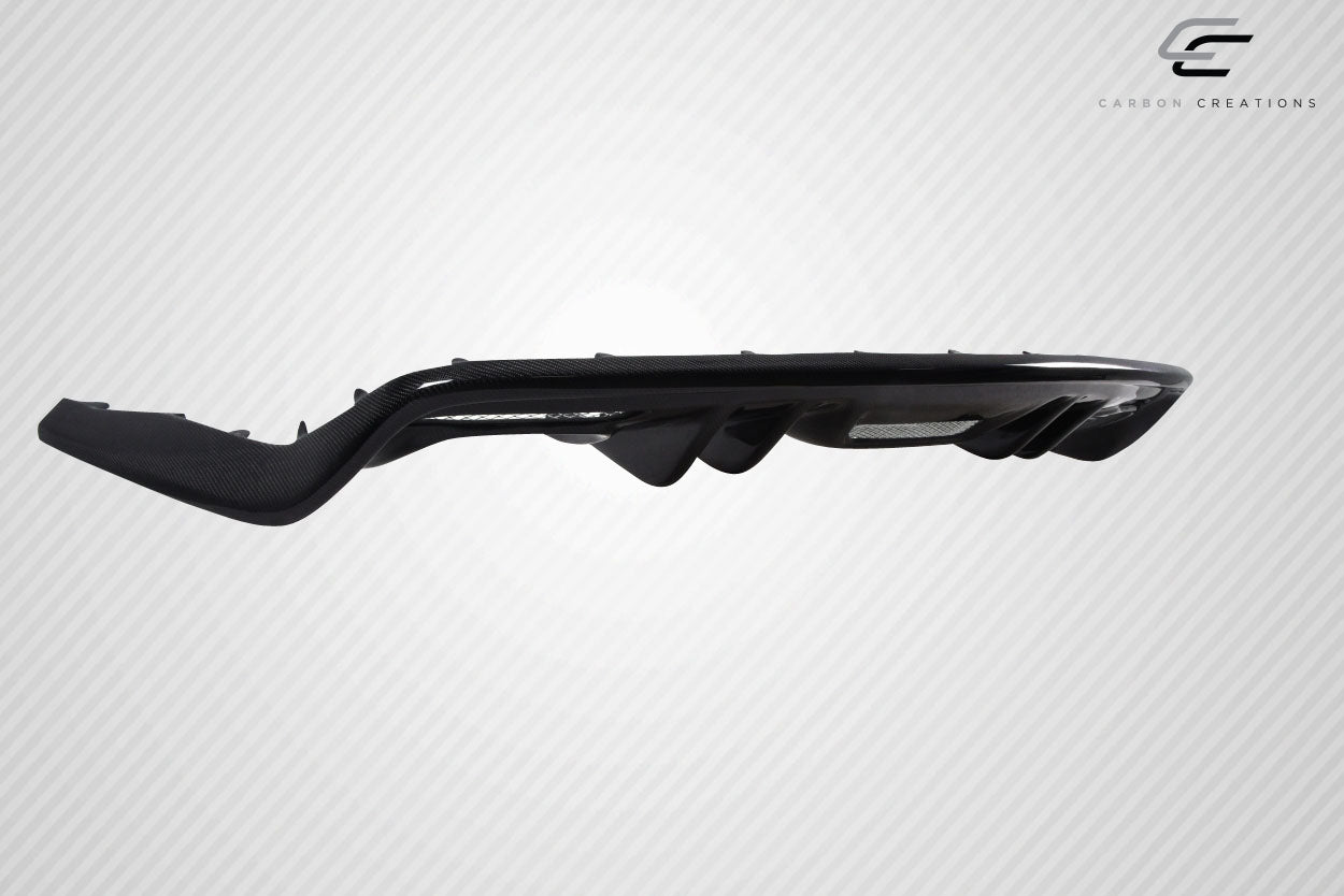 Carbon Creations KT Style Rear Lip Add On Spoiler Compatible With 2015-2017 Ford Mustang - 1 Piece - 115535