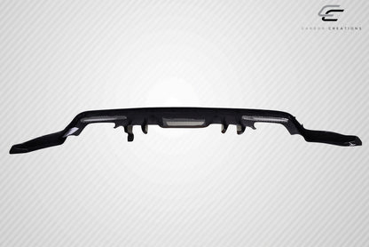 Carbon Creations KT Style Rear Lip Add On Spoiler Compatible With 2015-2017 Ford Mustang - 1 Piece - 115535