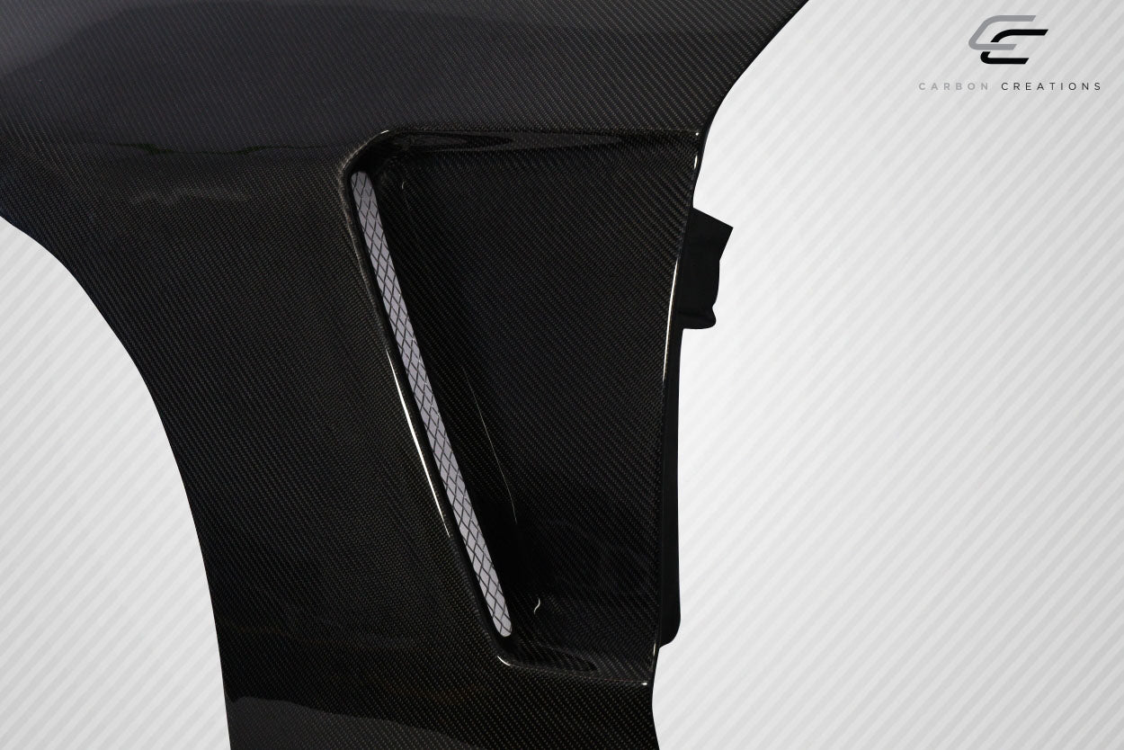 Carbon Creations GT350 V2 Look Front Fenders Compatible With 2010-2014 Ford Mustang - 2 Piece - 115538