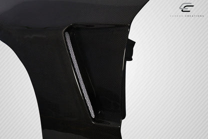 Carbon Creations GT350 V2 Look Front Fenders Compatible With 2010-2014 Ford Mustang - 2 Piece - 115538
