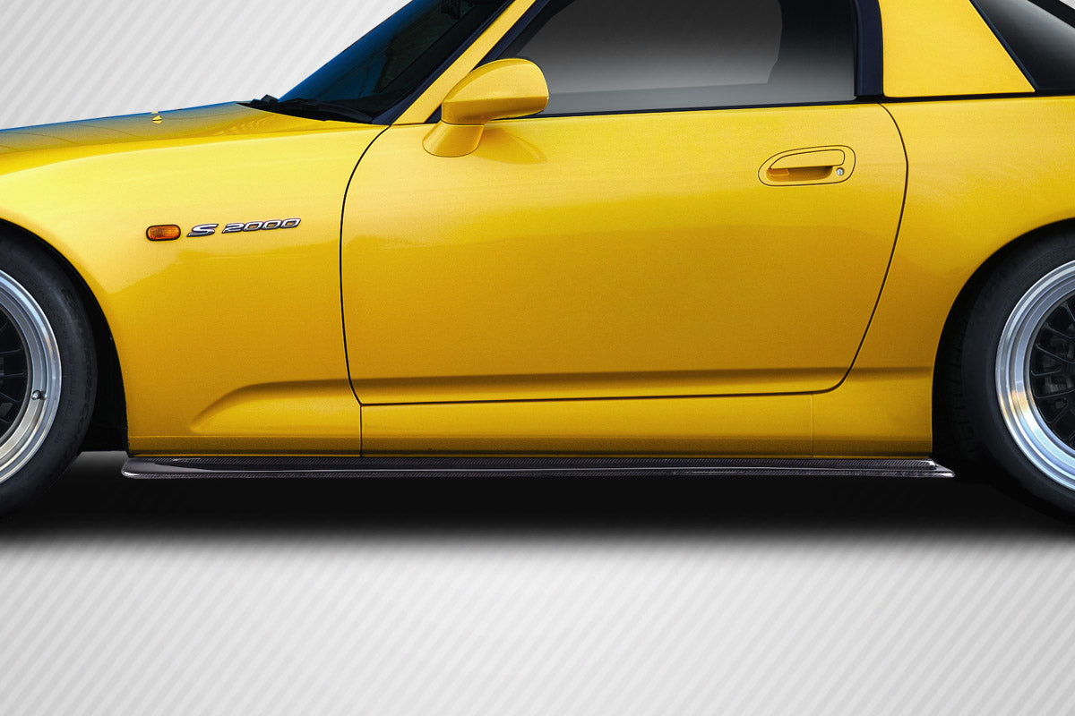 Carbon Creations A-Sport Side Skirts Compatible With 2000-2009 Honda S2000 - 2 Piece - 115540