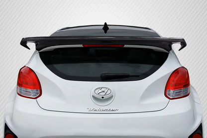 Carbon Creations Sequential Wing Spoiler Compatible With 2012-2017 Hyundai Veloster Turbo - 1 Piece - 115542