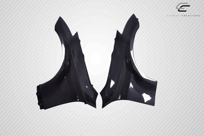 Carbon Creations Demon Front Fenders Compatible With 2003-2008 Nissan 350Z - 2 Piece - 115558