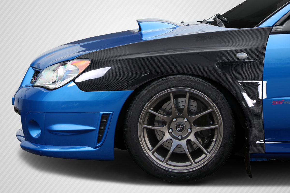 Carbon Creations C Speed 20mm Front Fenders Compatible With 2006-2007 Subaru Impreza - 2 Piece - 115566