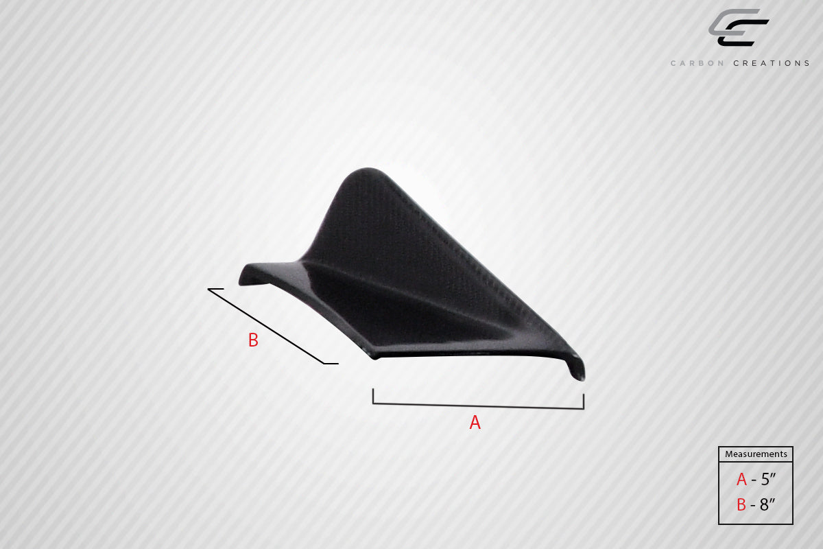 Carbon Creations Universal Adjustable Front Splitter Body Kit - 3 Piece - 115570