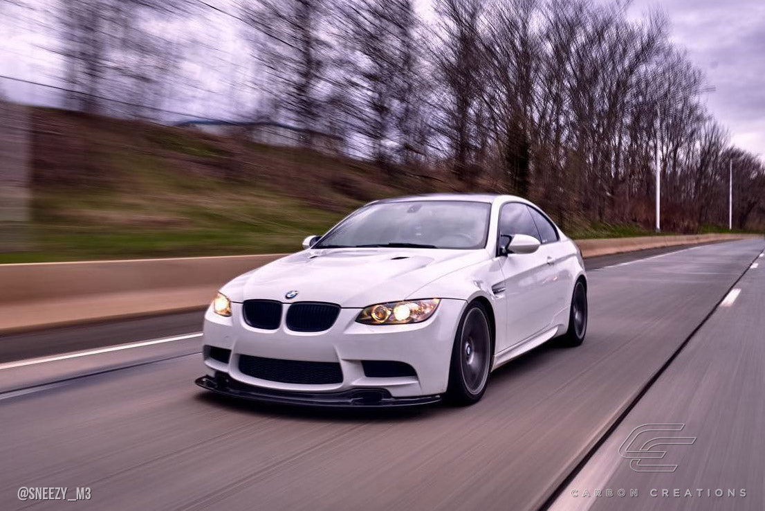 Carbon Creations GT4 Look Front Lip Spoiler Compatible With 2008-2013 BMW M3 - 1 Piece - 115600