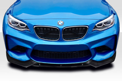 Aero Function AF-1 Front Lip Spoiler Under Spoiler (CFP) Compatible With 2016-2021 BMW M2 F87 - 1 Piece - 115616