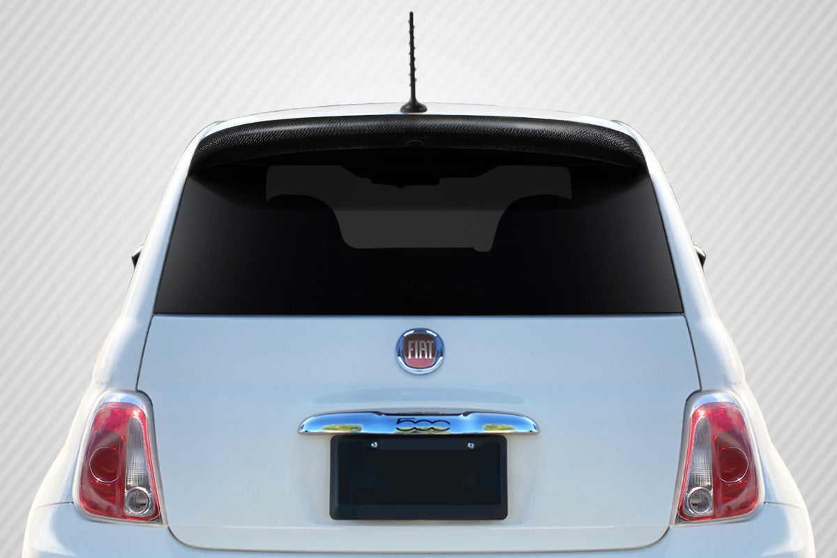 Carbon Creations Abarth Look Wing Spoiler Compatible With 2012-2019 Fiat 500 - 1 Piece - 115624