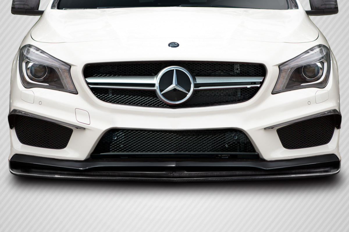 Carbon Creations R Spec Front Lip Spoiler Compatible With 2014-2015 Mercedes CLA - 1 Piece - 115626