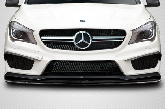 Carbon Creations R Spec Front Lip Spoiler Compatible With 2014-2015 Mercedes CLA - 1 Piece - 115626