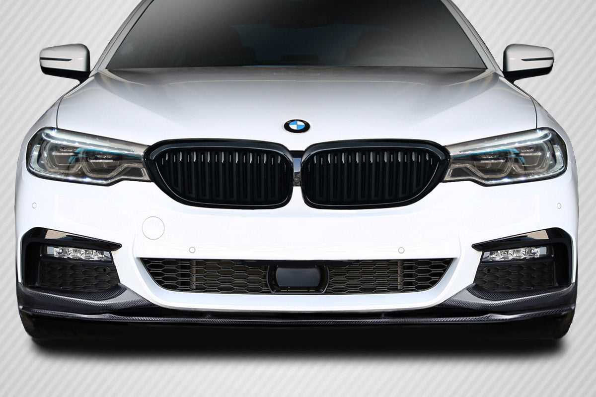 Carbon Creations M Tech Front Lip Spoiler Splitter Compatible With 2017-2022 BMW 5 Series G30 - 3 Piece - 115655