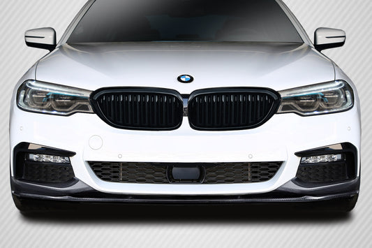 Carbon Creations M Tech Front Lip Spoiler Splitter Compatible With 2017-2022 BMW 5 Series G30 - 3 Piece - 115655