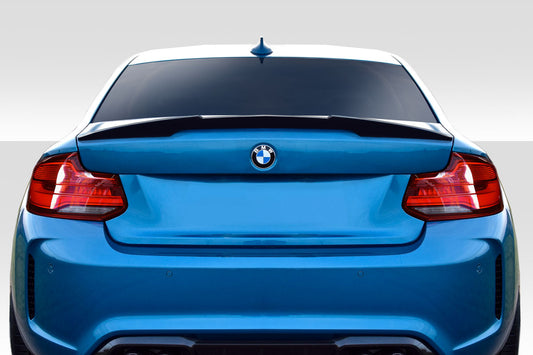 Extreme Dimensions Duraflex M4 Look Rear Wing Spoiler Compatible With 2014-2021 BMW 2 Series F22 F23 - 1 Piece - 115664