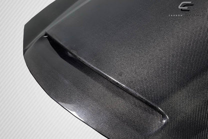 Carbon Creations Demon Look Hood Compatible With 2006-2010 Dodge Charger - 1 Piece - 115677