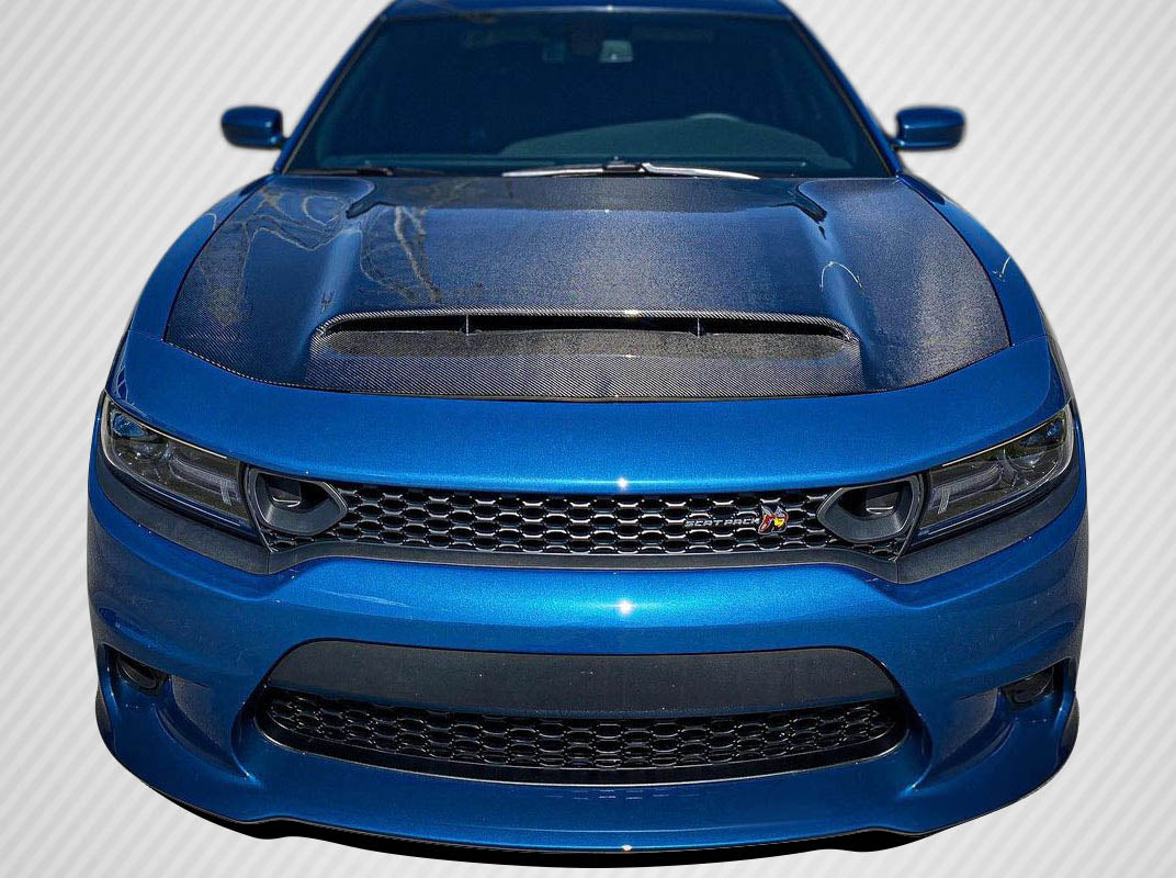 Carbon Creations Demon Look Hood Compatible With 2015-2023 Dodge Charger - 1 Piece - 115679