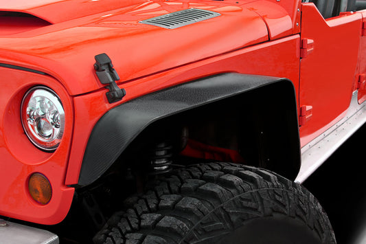 Carbon Creations Rugged Front Fenders Compatible With 2007-2018 Jeep Wrangler JK - 2 Piece - 115680