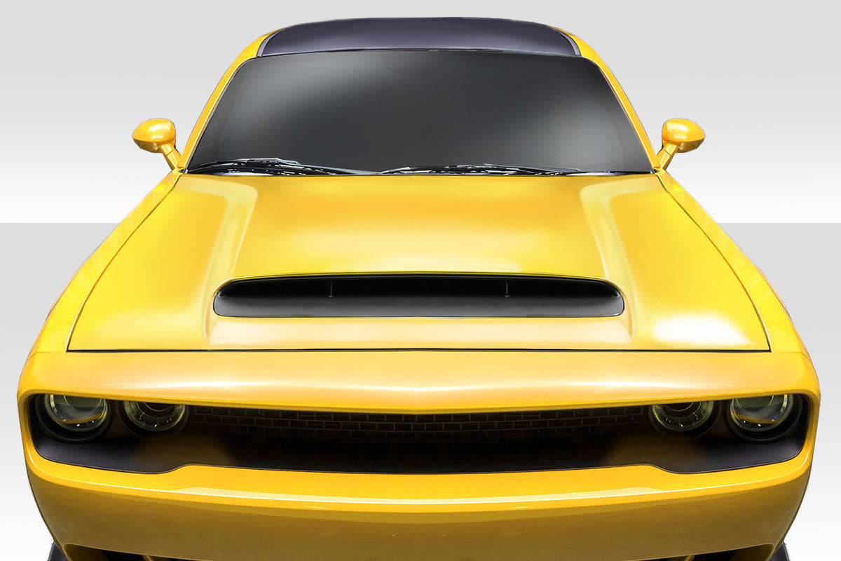 Extreme Dimensions Duraflex Demon Look Hood Compatible With 2008-2023 Dodge Challenger - 1 Piece - 115688