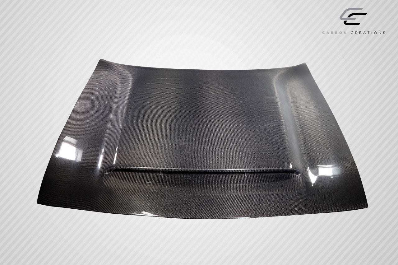 Carbon Creations Demon Look Hood Compatible With 2008-2023 Dodge Challenger - 1 Piece - 115689