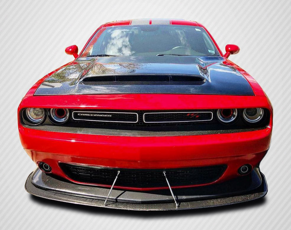 Carbon Creations Demon Look Hood Compatible With 2008-2023 Dodge Challenger - 1 Piece - 115689