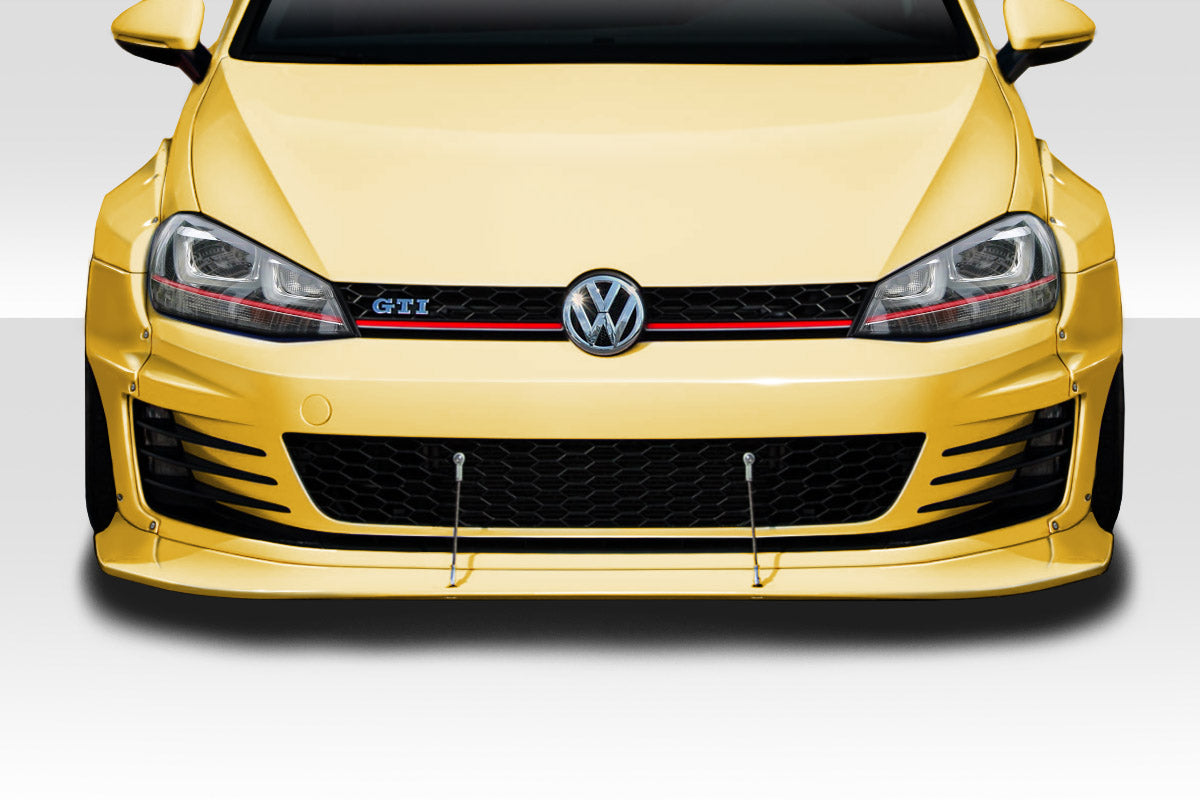 Extreme Dimensions Duraflex TKO RBS Front Lip Spoiler Under Spoiler Compatible With 2015-2021 Volkswagen Golf / GTI - 1 Piece - 115705