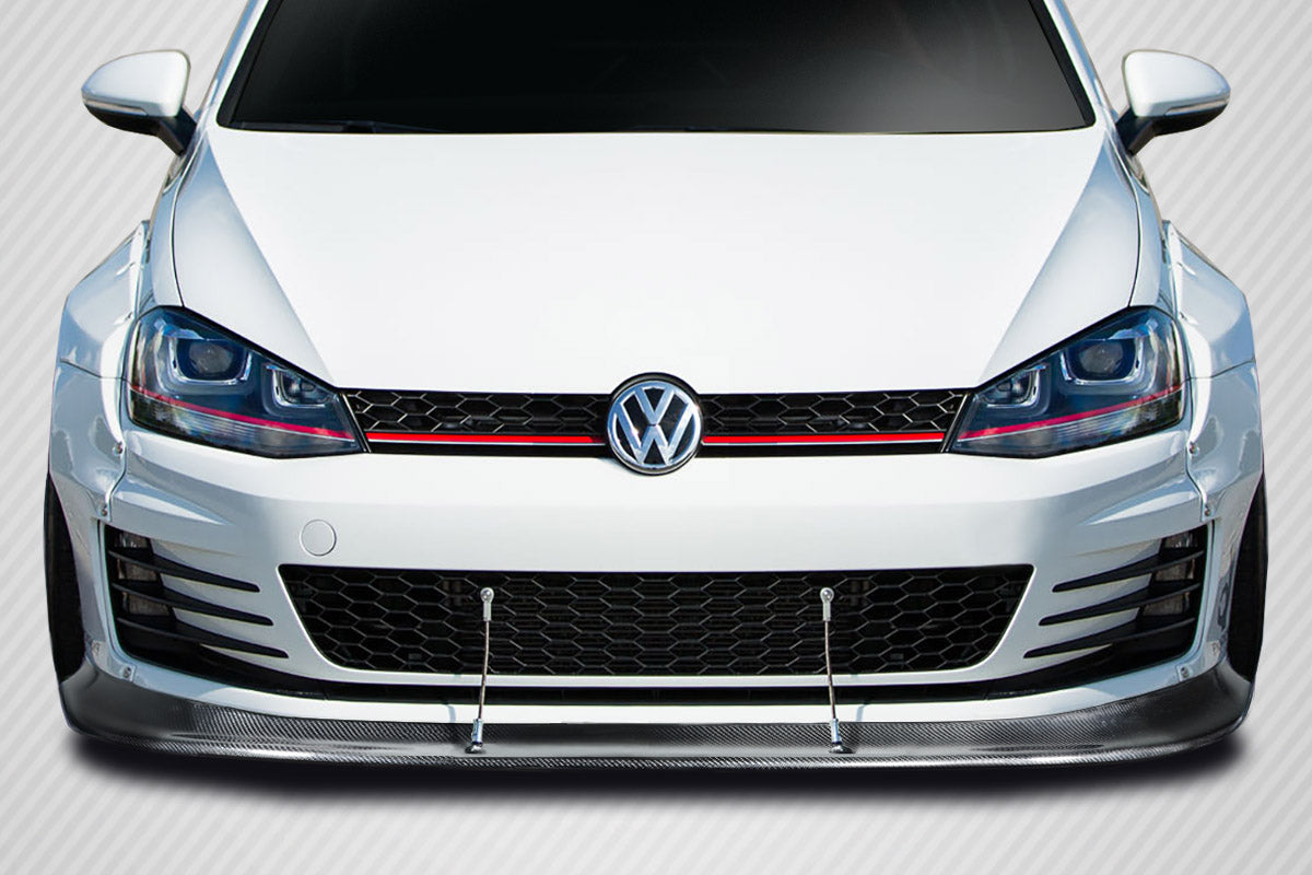 Carbon Creations TKO RBS Front Lip Spoiler Under Spoiler Compatible With 2015-2021 Volkswagen Golf GTI - 1 Piece - 115706