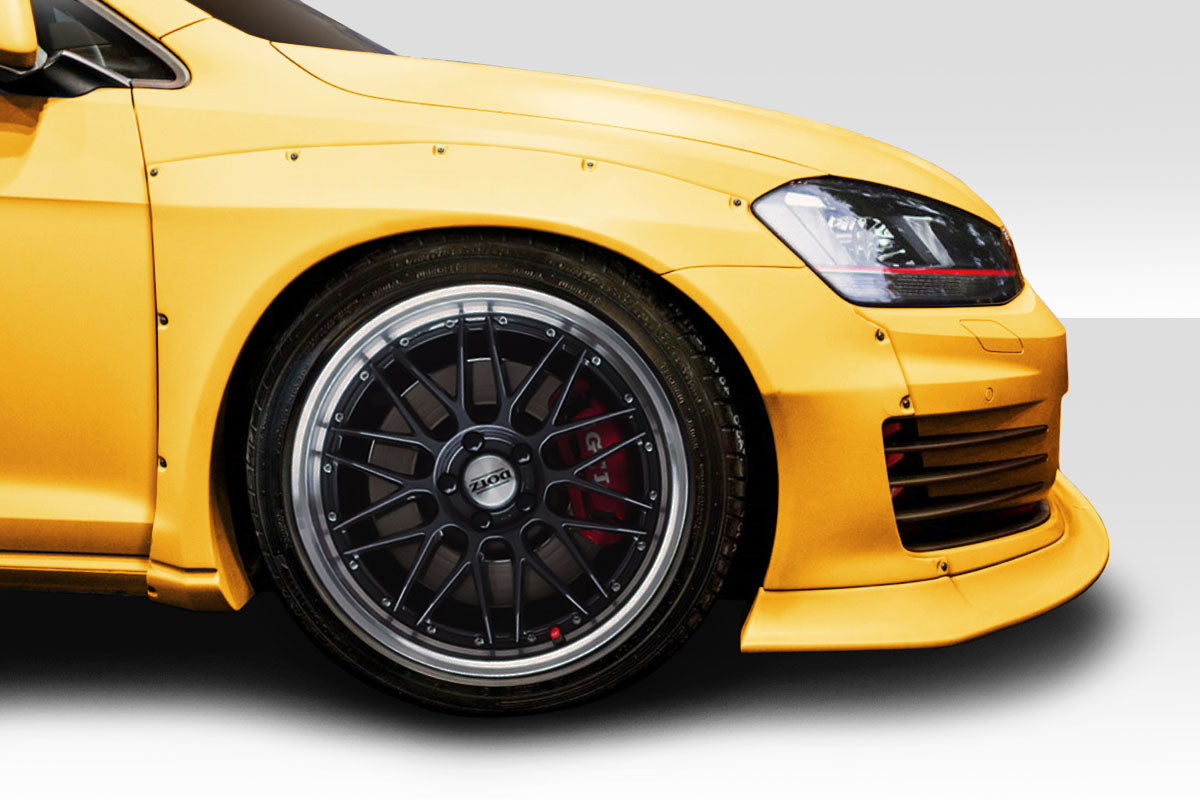Extreme Dimensions Duraflex TKO RBS 45mm Front Fenders Flares Compatible With 2015-2021 Volkswagen Golf / GTI - 4 Piece - 115713