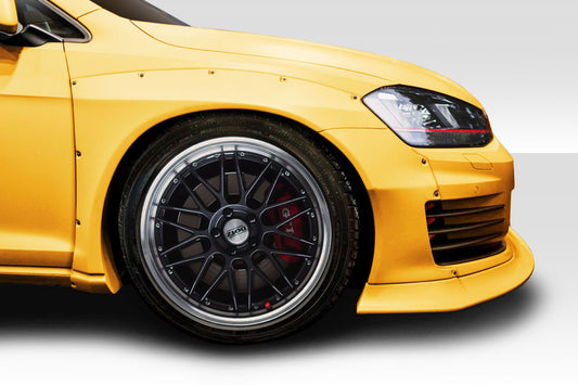 Extreme Dimensions Duraflex TKO RBS 45mm Front Fenders Flares Compatible With 2015-2021 Volkswagen Golf / GTI - 4 Piece - 115713