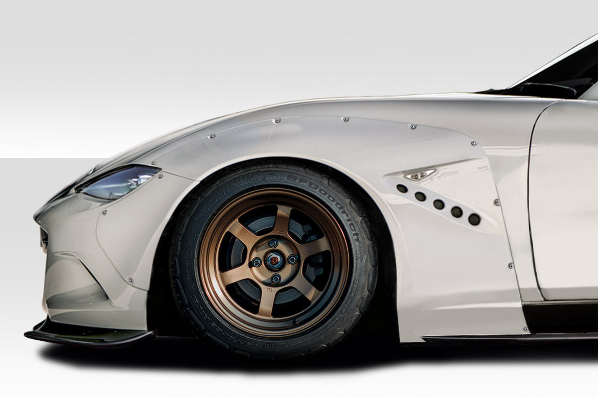 Extreme Dimensions Duraflex TKO RBS Front Fenders Flares Compatible With 2016-2023 Mazda Miata - 4 Piece - 115715