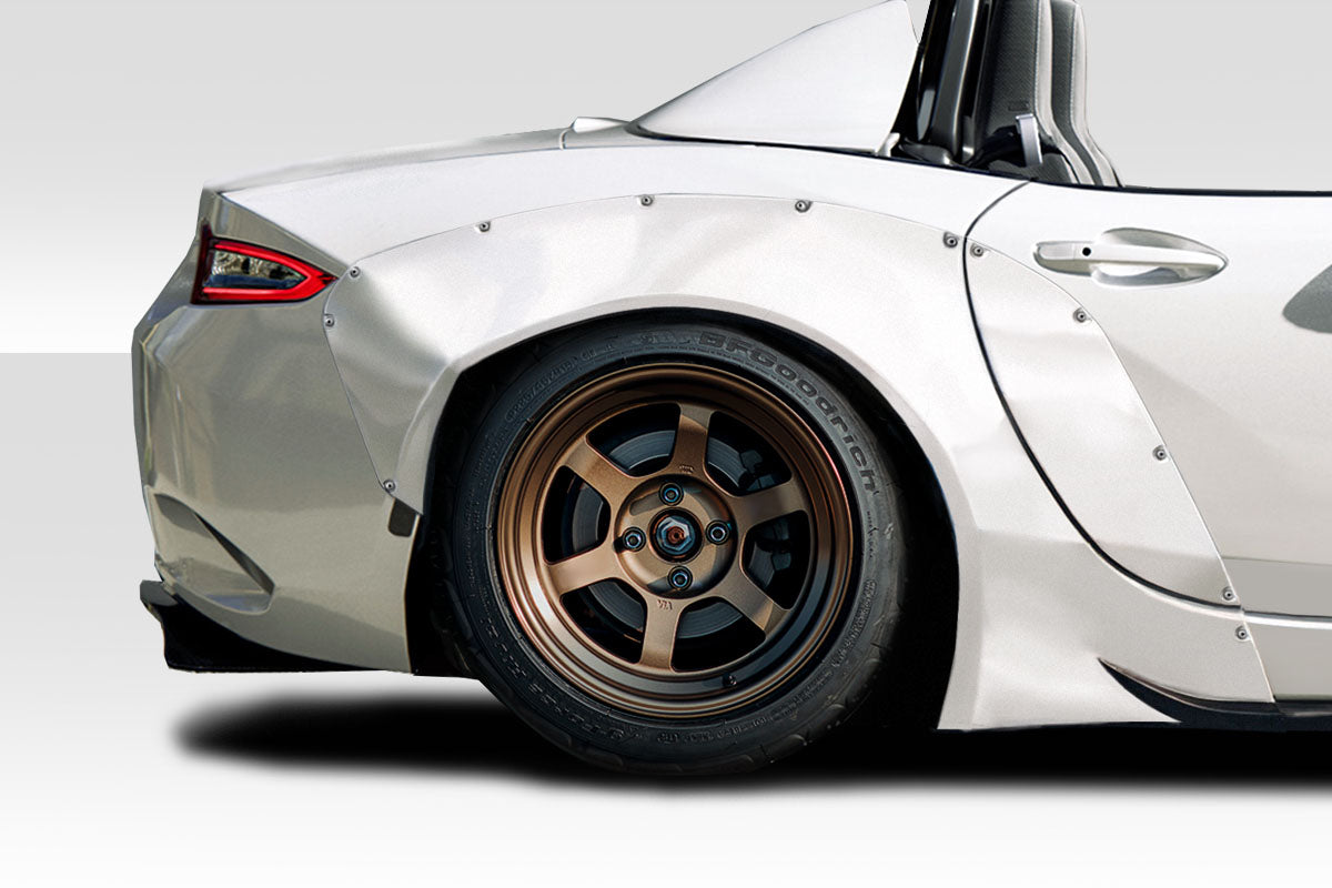 Extreme Dimensions Duraflex TKO RBS Rear Fender Flares Compatible With 2016-2023 Mazda Miata - 4 Piece - 115716