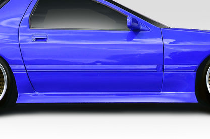 Extreme Dimensions Duraflex Vanish Side Skirts Compatible With 1986-1991 Mazda RX7 - 2 Piece - 115719