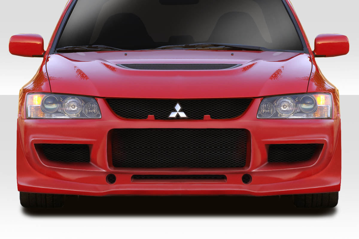 Extreme Dimensions Duraflex VRS Front Bumper Cover Compatible With 2003-2006 Mitsubishi Evolution - 1 Piece - 115720