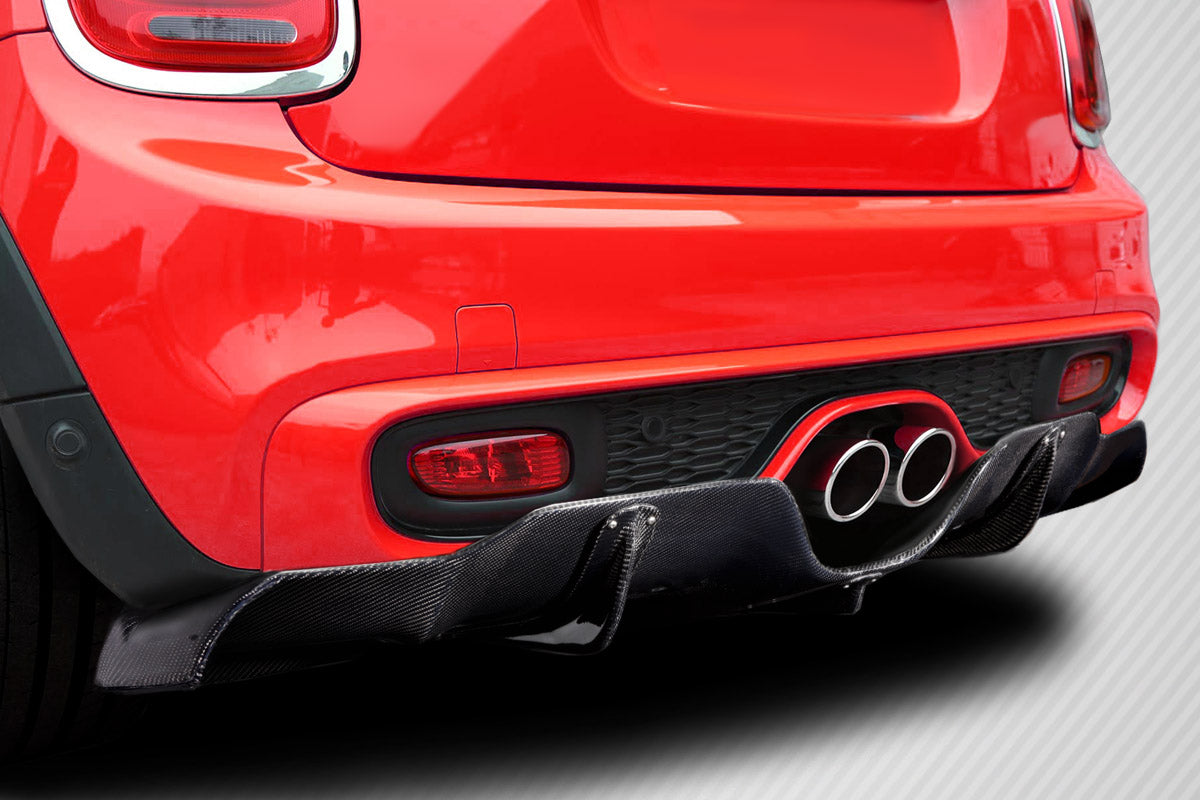 Carbon Creations DLR Rear Diffuser Compatible With 2014-2021 Mini Cooper S F55 F56 F57 - 1 Piece - 115730