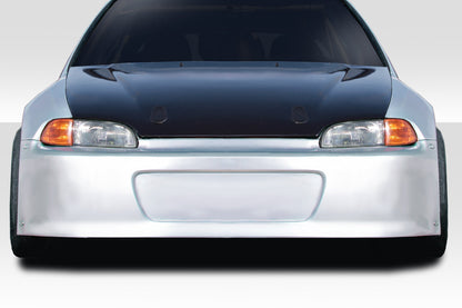Extreme Dimensions Duraflex Dragster Front Bumper Cover Compatible With 1992-1995 Honda Civic - 1 Piece - 115738