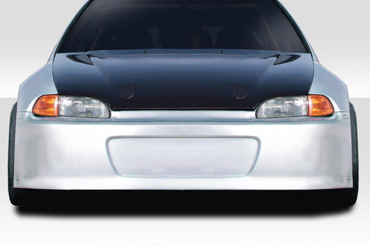 Extreme Dimensions Duraflex Dragster Front Bumper Cover Compatible With 1992-1995 Honda Civic - 1 Piece - 115738