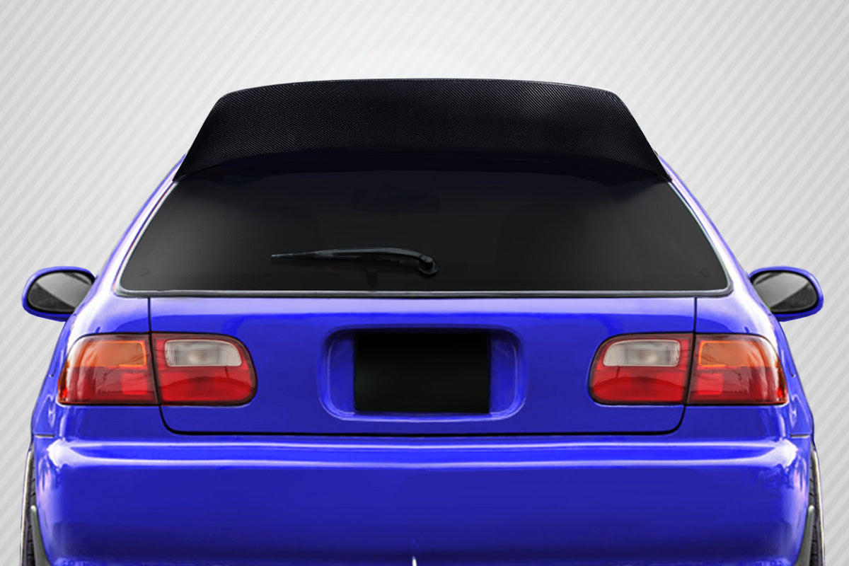 Carbon Creations Demon Wing Spoiler Compatible With 1992-1995 Honda Civic - 1 Piece - 115741